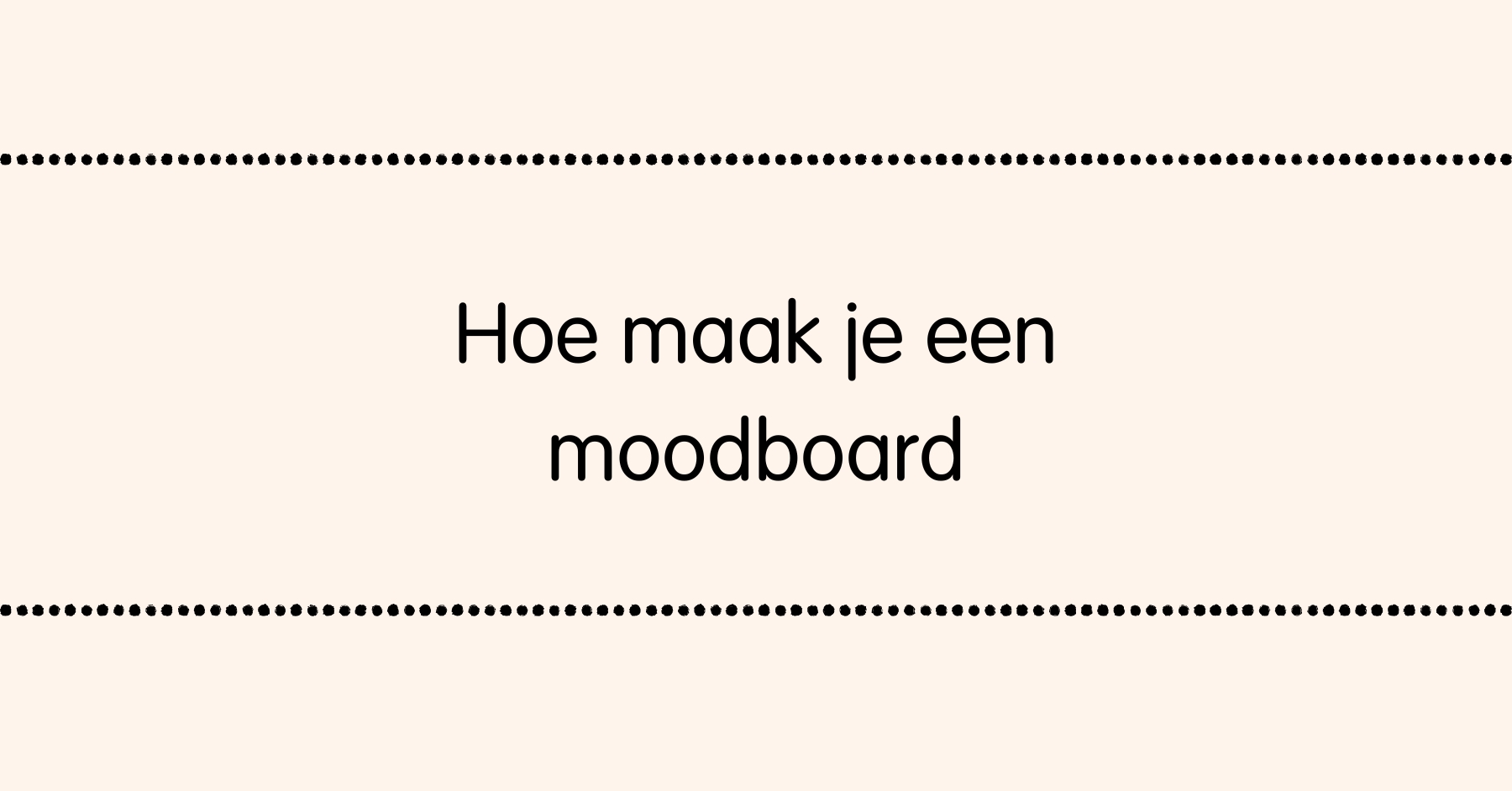 Hoe maak je een moodboard voor een kinderkamer - Annemarie Federer